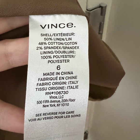 Vince textured double breasted blazer - Picture 4 of 4